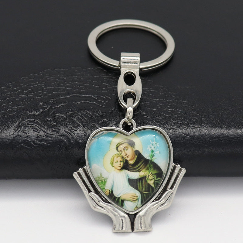 Wholesale Metal Creative Love Album Photo Frame Keychain